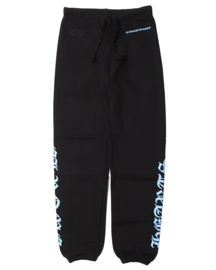 Chrome Hearts Scroll Logo Sweatpants Black