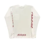 Exclusive Miami Chrome Hearts Neck Logo Long Sleeve T Shirt White