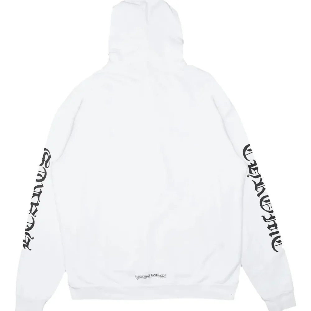 Chrome Hearts logo-print hoodie