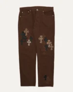 Chrome Hearts New Release Cross Patch Jeans