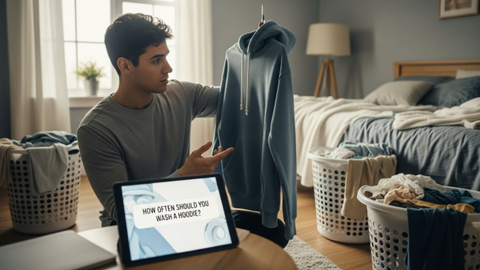 how often should you wash a hoodie