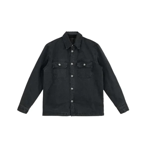 Chrome Hearts Black Work Dog Quilted Jacket