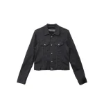 Chrome Hearts Cross Button Denim Jacket Black
