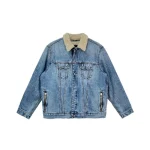 Chrome Hearts Denim Jacket With Wool Lining