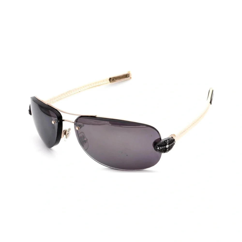 Ivory Leather RX Chrome Hearts Sunglasses