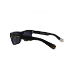 Sluss Bussin Wood Chrome Hearts Glasses Black