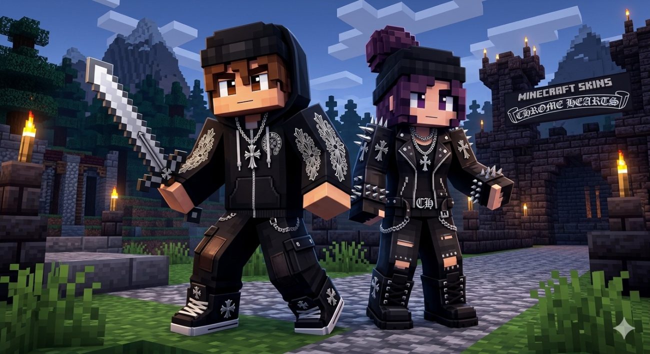 Minecraft Skins Chrome Hearts