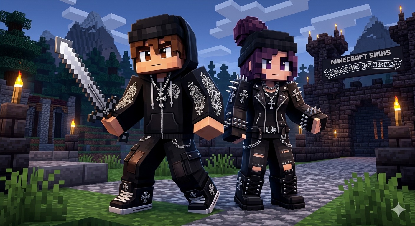Minecraft Skins Chrome Hearts