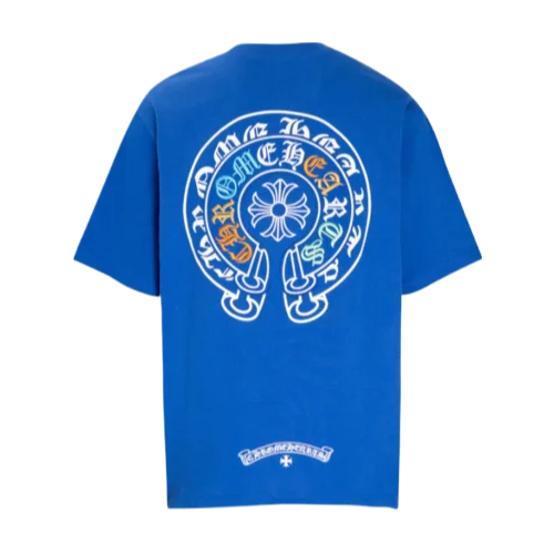 Chrome-Hearts-Embroidery-Logo-Blue-T-Shirt-1.webp Chrome Hearts Multicolor Embroidery Logo