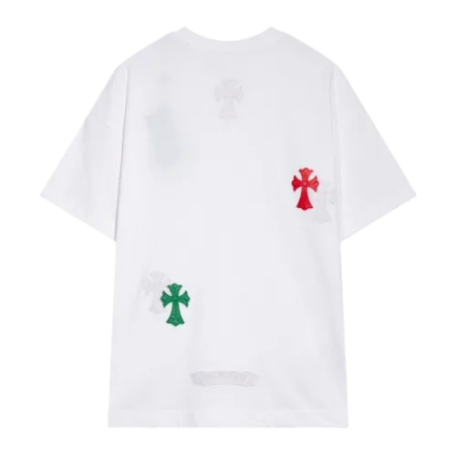 Chrome-Hearts-Multycolor-Cross-T-Shirts-Short-Sleeved-For-Unisex-1.webp Chrome Hearts Multicolor