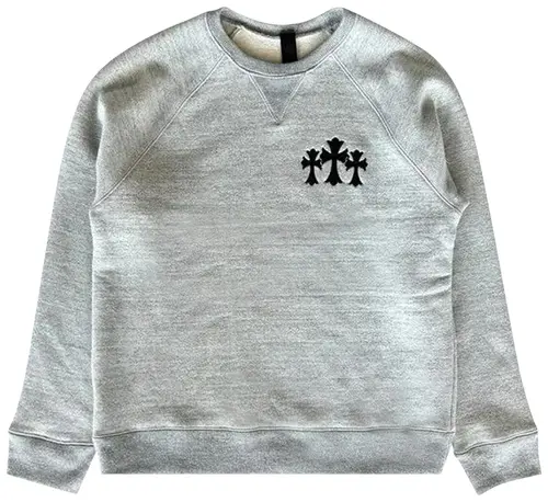 Chrome Hearts Triple Cross Logo Grey